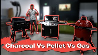 Gas, Charcoal, or Pellet Grill?? (Weber vs Traeger vs Kamado Joe?!?) PART 1