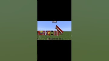 How to make the flag of Latvia in Minecraft #latvia #shorts #minecraft #flags #minecraftshorts