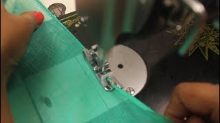 Pico Stitching with Sewing machine, सिलाई मशीन से पीको  How to do Saree Pico