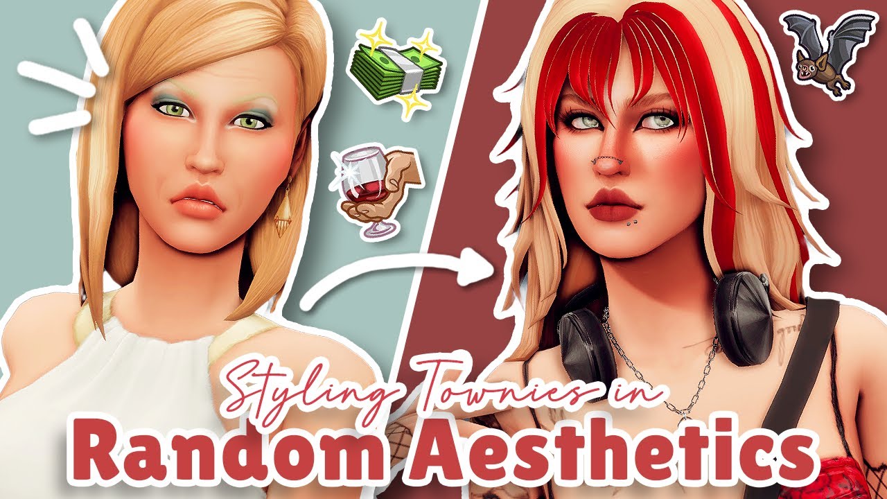 I Let A Generator Choose My Townie's Aesthetics! 🥴 | Sims 4 Create-a ...