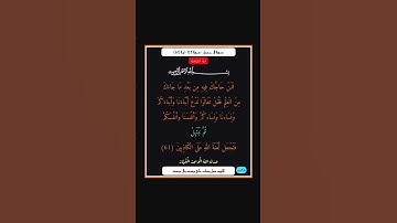 سورة ال عمران - سورة 03 - اية (61)