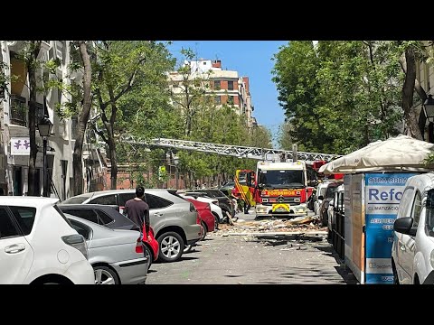 La explosión por gas de un edificio de Madrid provoca varios heridos