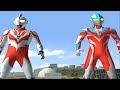 ULTRAMAN GINGA & ULTRAMAN RIBUT TAG TEAM MODE - ULTRAMAN FIGHTING EVOLUTION 3