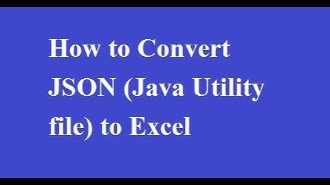 How to Convert GSTR 2 Json in Excel