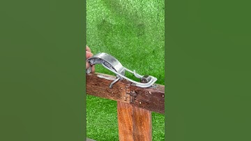 Simple idea with gate latch lock # mechanism lock # DIY # Craft # Farm door # unique design