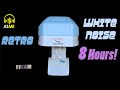 🔊White Noise Therapy - 1970s Bonnet HAIR DRYER 8 Hours! ASMR - Relax🌎 Sleep 💤 Concentrate💡