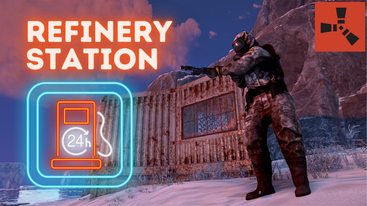 How To Build a Compact Rust Crude Oil Refinery Base in Rust Solo/Duo