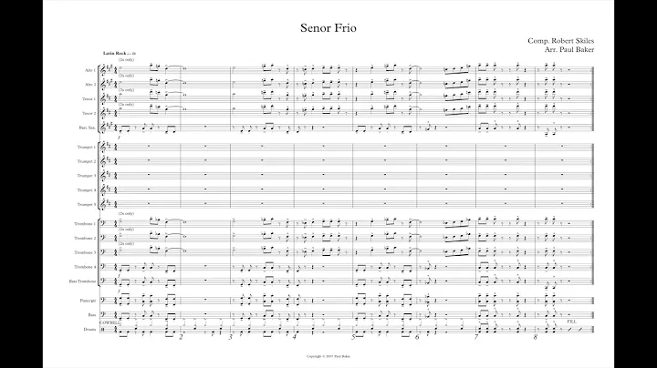 Senor Frio - Grade 3 latin rock by Robert Skiles, ...