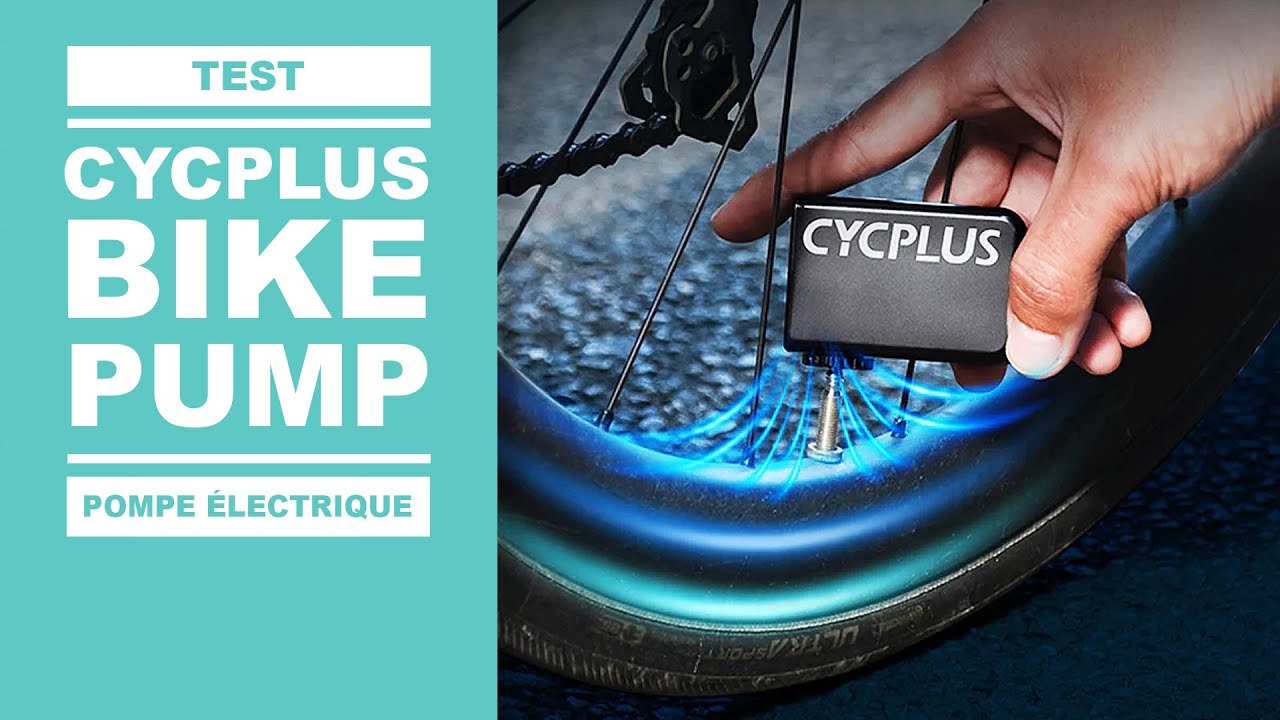 Test CYCPLUS CUBE, pompe électrique de vélo portable 
