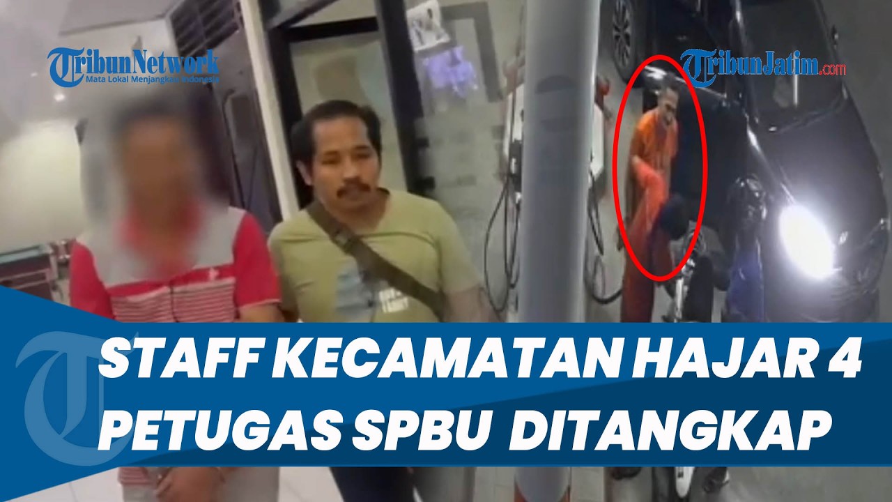 Staf Kecamatan Parengan Tuban Akhirnya Diringkus Polisi, Usai Aniaya 4 Petugas SPBU