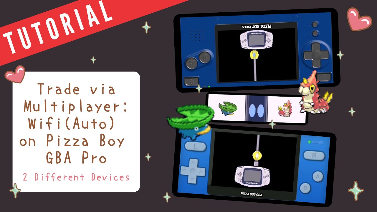 How to Trade Pokémon via Multiplayer Wifi(Auto) on Pizza Boy GBA Pro