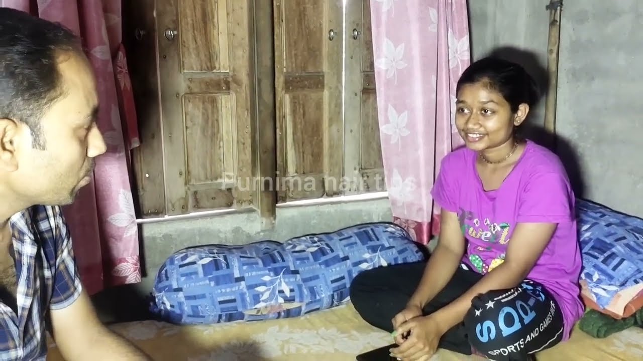 I touched his hair || long hair play with boys