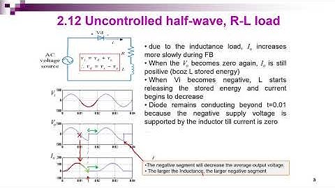 RECTIFIER (uncontrolled half wave rectifier with RL & RC-load)