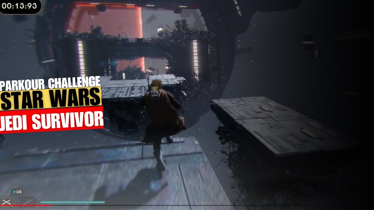 Star Wars Jedi Survivor Parkour Challenge Beaten In 36 Seconds