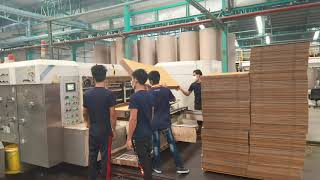JF-G4  Automatic High Speed Flexo Printing Slotting & Die Cutting Machine