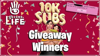Second Life | 10K Linden Giveaway Winners!!💛🌸