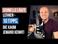 Gitarre schnelle Parts lernen - 10 ungewöhnliche Übetipps