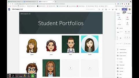 Google Sites Linking Student Portfolios