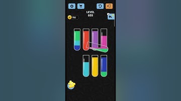 water color sort Level no 655 a best game walkthrough solution IOS/android