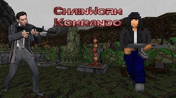 [GZDoom] "ChainWorm Kommando" - MAP06: "BudBerg Crypts" + "Hell From Earth" & "Lethal Doom"