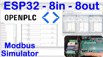 ESP32 💹 OpenPlc Live Debug & Modbus Simulator
