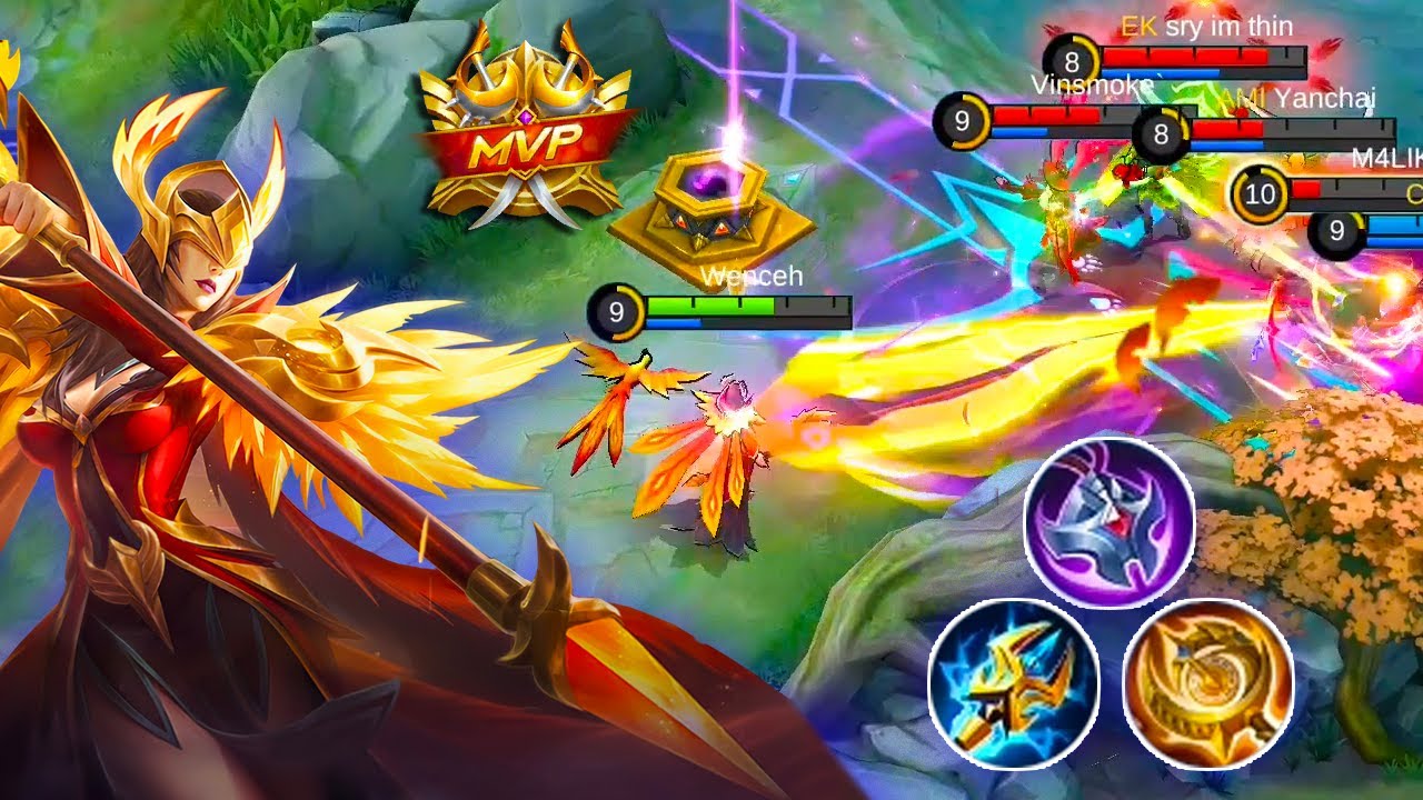 MLBB Top Global Pharsa Empress Phoenix MVP Gameplay