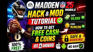 Madden NFL 25 Mobile Hack & Mod Tutorial ✅ How to Get Free Cash and Coins on iOS & Android screenshot 4
