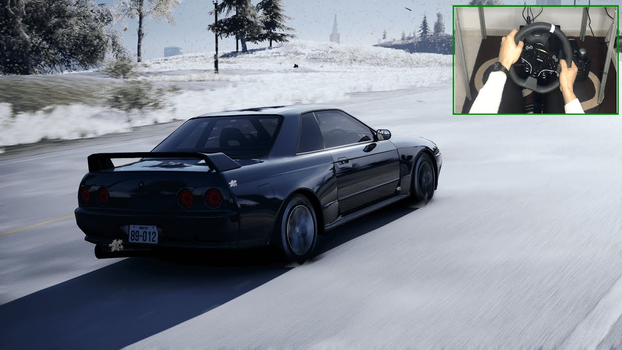 Nissan Skyline R32 GTR | CarX Street PC | Steering Wheel Gameplay - YouTube