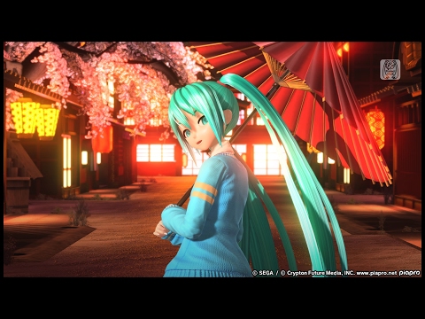【PS4 DIVA FT】指切り【初音ミク：ディープスカイ《眼鏡なし》】