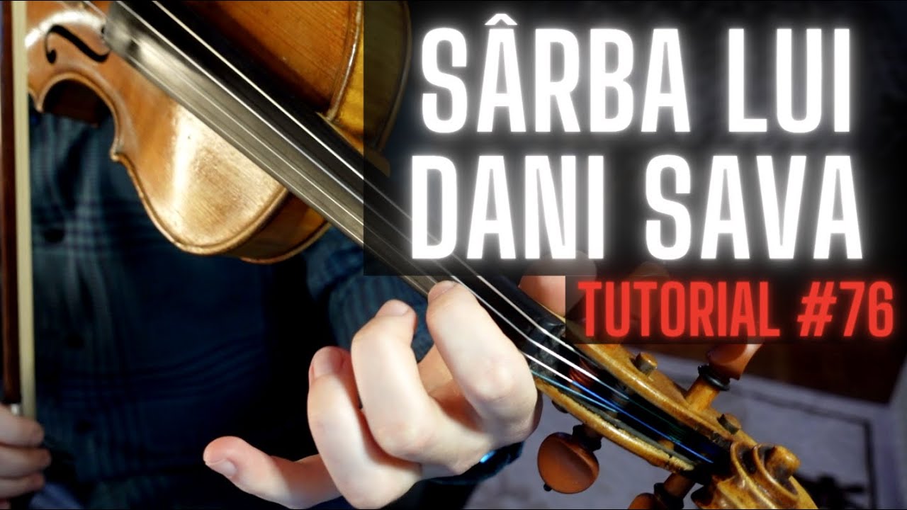 TUTORIAL VIOARĂ #76 🎻 SARBA LUI DANI SAVA - Moldovlaska (rezumat)