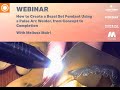 How to create a bezel set pendant using a pulse arc welder  concept to completion with melissa muir