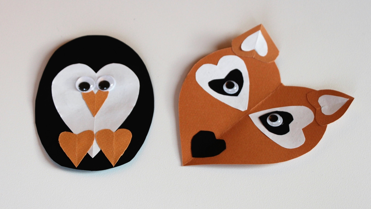 Realise Une Carte Renard Pour La Saint Valentin Diy Youtube