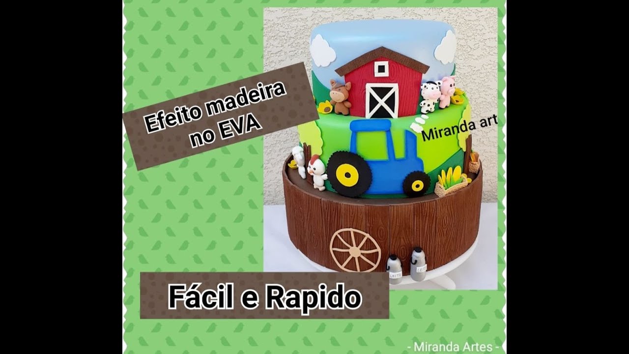 2 maneiras de como fazer efeito madeira no EVA (DIY)