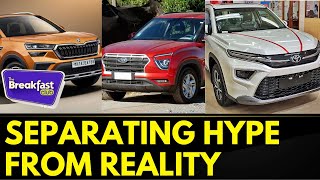 The Breakfast Club | Hyundai Creta Vs Skoda Kushaq Vs Toyota Hyryder | Separating Hype From Reality