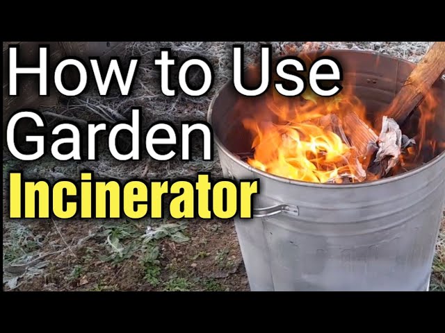 How To Make A Incinerator Bin / Burn Barrel 