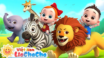 🦁 Chơi với động vật sa mạc | Ông MacDonald có một trang trại | LiaChaCha Ca Nhạc Thiếu Nhi Việt Nam