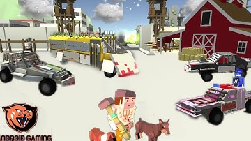 BLOCKAPOLYPSE Zombie Shooter: How to Earn More Money and Buy all the Vehicles and Guns  Gameplay