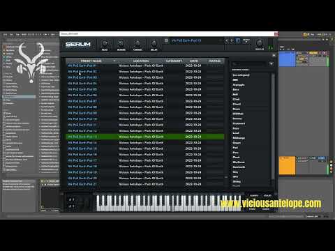 Free Serum Presets - Pads Of Earth - Vicious Antelope - Presets walkthrough