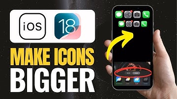 How to Make App Icons Bigger on iPhone iOS 18 (NEW FEATURE)