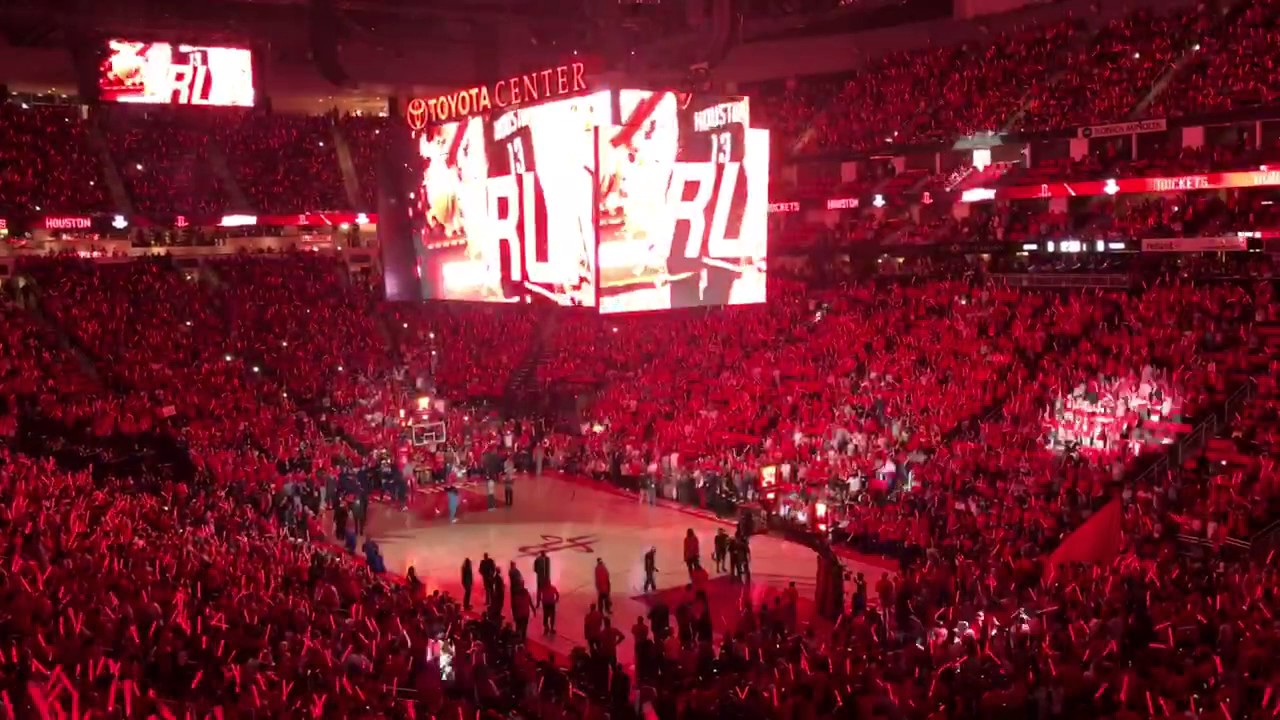 Houston Rockets Intro Houston Rockets 2017 Playoff Intro - Round 1 Game 1 vs. OKC Thunder ...