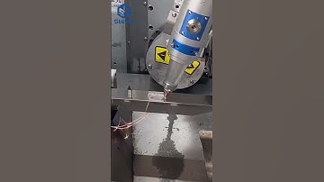 [SteviS Laser] Rectangular tubing bevel laser cutting machine, assembling into pentagram crafts