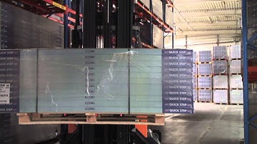 Automated Guided Vehicle system (AGV) with STILL FM-X at Unilin by Dematic NV