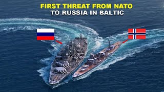Putin Is Worried! Russian Battleship Intercepted By The Norwegian Navy In The Baltic Sea
