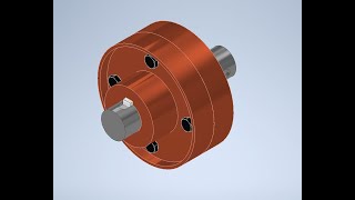 Flanged Coupling | Autodesk Inventor Professional 2025 | Malayalam