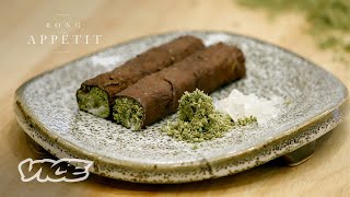 Chef yoya takahashi uses his sushi-rolling expertise to help the team
roll an enormous blunt. watch next: planning a pot pizza party -
http://bit.ly/2rrgto1 ...