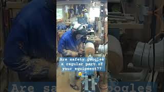 Worker is saved by his face shield #jjsafetyllc #safetyfirst #safetyfirst