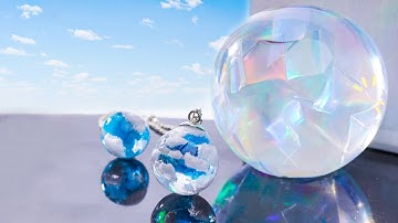 UV RESIN DIY Tutorial | How To Make Your Cloudy Sky Resin Pendant!