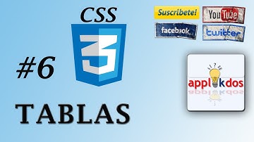 Curso de CSS3 - 06 - Estilos en Tablas - Filas y Celdas