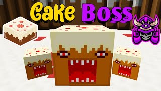 Cake Boss Fight in Minecraft PE Download map (Command Block Creation) [Birthday Special] screenshot 5