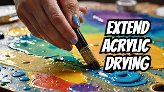 Extend Acrylic Paint Drying Time with Golden Open Medium